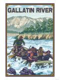 White Water Rafting  Gallatin River  Montana