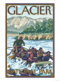 White Water Rafting  Glacier National Park  Montana