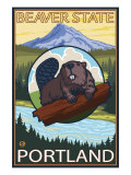 Beaver & Mt Hood  Portland  Oregon