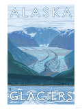 Large Glacier Scene  Alaska