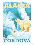 Polar Bears & Cub  Cordova  Alaska