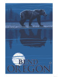 Bear in Moonlight  Bend  Oregon