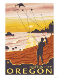 Beach & Kites  Lincoln City  Oregon
