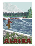 Fly Fisherman  Alaska