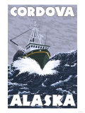 Fishing Boat Scene  Cordova  Alaska