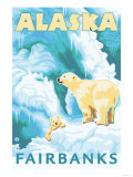 Polar Bears & Cub  Fairbanks  Alaska