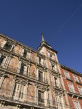 Building on the Plaza Mayor  Madrid  Spain  Europe