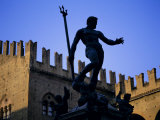 Nettuno (Neptune) Statue  Piazza Maggiore  Bologna  Emilia Romagna  Italy  Europe