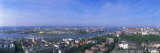 Panoramic View from St Michaelis  Hamburg  Germany  Europe