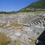 Amphitheatre at Sanctuary of Zeus  Mavromati Ithomi  Peloponese  Greece  Europe