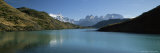 Cuernos Del Paine Rising up Above Rio Paine  Torres Del Paine National Park  Patagonia  Chile