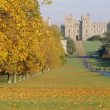 Windsor Castle in Autumn  Berkshire  England
