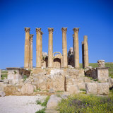 Temple of Artemis  1st Century AD  of the Roman Decapolis City  Jerash  Jordan  Middle East