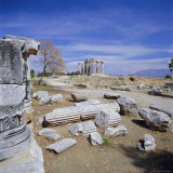 Temple of Apollo  Corinth (Korinthos)  Greece  Europe