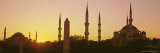 Domes and Minarets of the Blue Mosque (Sultan Ahmet Mosque)  Istanbul  Turkey  Europe