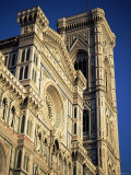 Exterior of the Christian Cathedral  the Duomo  S Maria Del Fiore  Tuscany  Italy