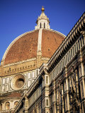 Exterior of the Christian Cathedral  the Duomo  S Maria Del Fiore  Tuscany  Italy