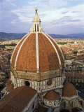 Elevated View of the Duomo  Florence  Unesco World Heritage Site  Tuscany  Italy