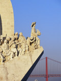 Henry the Navigator on the Prow of the Padrao Dos Descobrimentos  Lisbon  Portugal