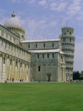 Cathedral and Leaning Tower  Campo Dei Miracoli  Piazza Del Duomo  Tuscany  Italy
