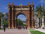 Arc De Triomf by the Modernist  Josep Vilaseca I Casanoves  Barcelona  Catalonia  Spain
