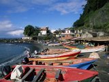 Grand Riviere Fishing Village  Island of Martinique  Lesser Antilles  French West Indies  Caribbean