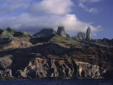 Rocks  Puamau Bay  Ua Pou Island  Marquesas Islands Archipelago  French Polynesia