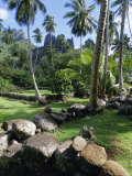 Maori Site of Tohua Hikokua  Marquesas Islands Archipelago  French Polynesia