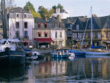 Waterfront and Port of Saint Goustan (St Goustan)  Town of Auray  Brittany  France