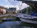 Waterfront and Port Area of Saint Goustan (St Goustan)  Town of Auray  Brittany  France