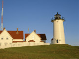 Exterior of Nobska Point Lighthouse  Woods Hole  Cape Cod  Massachusetts  USA