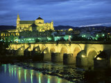 Mezquita (Cathedral) and Puente Romano (Roman Bridge)  Cordoba  Andalucia (Andalusia)  Spain