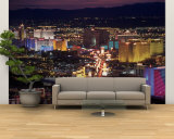 Aerial of Las Vegas Strip at Dusk  NV