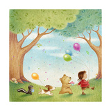 Going to Birthday Party with Friends