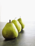 Traveling Pears in Green