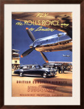 Fly the Rolls Royce way to London  1953