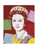 Reigning Queens: Queen Elizabeth II of the United Kingdom  c1985 (Dark Outline)