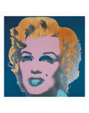 Marilyn  c1967 (On Peacock Blue  Pink Face)