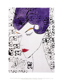 Female Head with Stamps  c1959