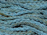 Close View of Blue Nautical Ropes