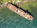 Abandoned Cargo Ship on Nosy Mangabe  Madagascar