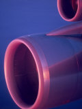Close-Up of Jet Engine  in Mid Air over Atlantic Ocean