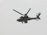 Apache Helicopters in Flight