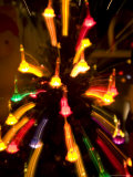 Christmas Tree Lights Leave Color Trails in This Motion Exposure  Silver Spring  Maryland