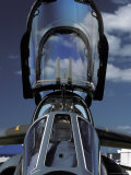 Closeup of a French Dassault Alpha Jet Fighter Cockpit and Canopy  Australia