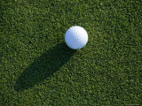 Close View of a Golf Ball on the Green  Groton  Connecticut