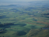 Aerial View of Farms in Shenandoah Valley