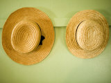 Amish Hats Hanging on a Wall  Pennsylvania