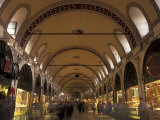 Inside the Grand Bazaar  Istanbul  Turkey