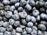 Detail of Picked Blueberries